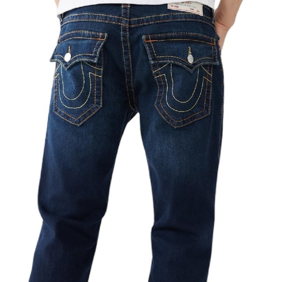 True Religion Denim  BIG BILLY T Stitch Bootcut Jean Men's  Size 36, Like New. - Picture 4 of 15